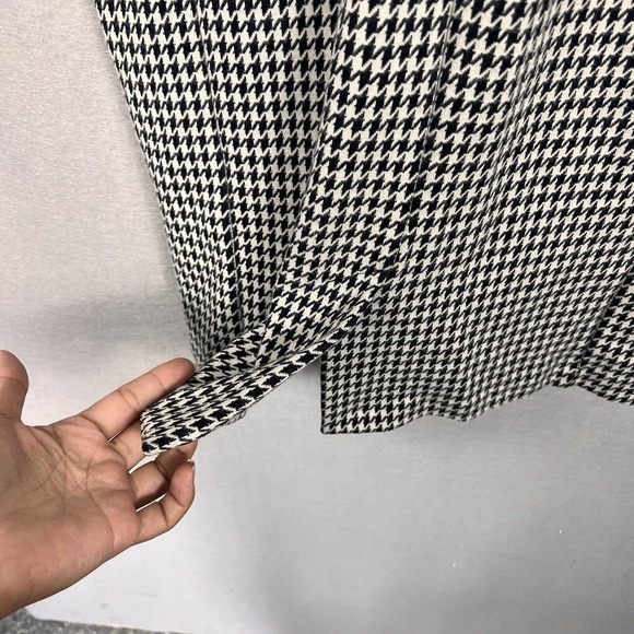 NWT Lauren Ralph Lauren Midi Dress Petite XS Houndstooth Print Sleeveless - Picture 13 of 14